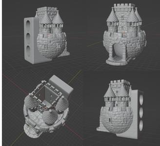 Castle for jumping spider