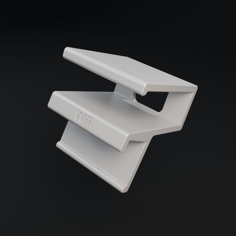 Wii/WiiU sensor bar mount for LG OLED tvs (remix)