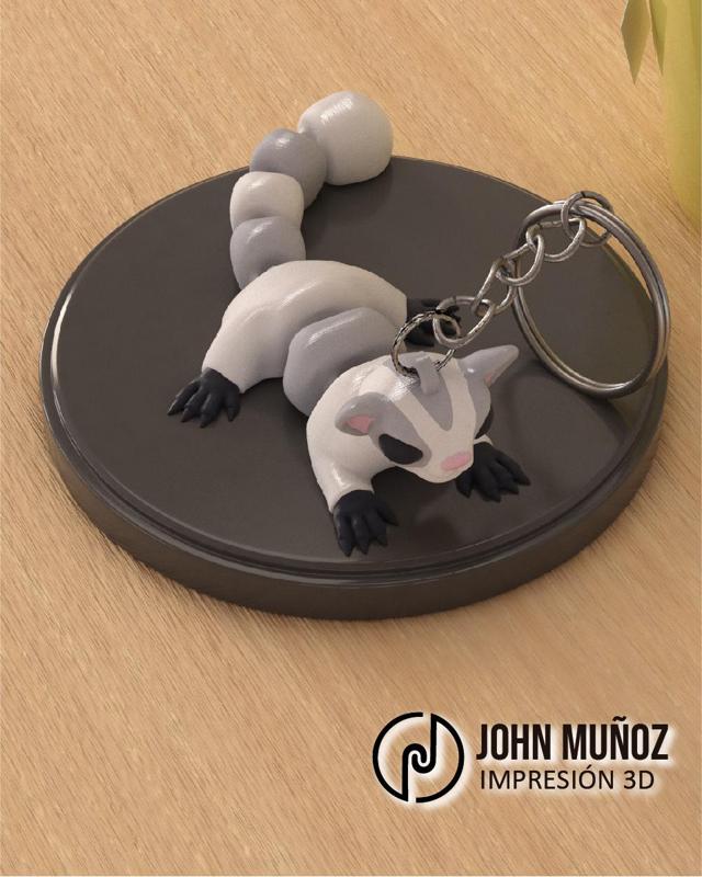 Sugar Glider - Articulated Version & Keychain