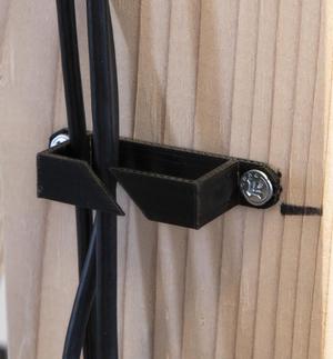 Cable Clip - Wire Organizer - Wall-Mounted Version