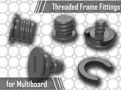 Threaded Fittings for Multiboard Drawer System