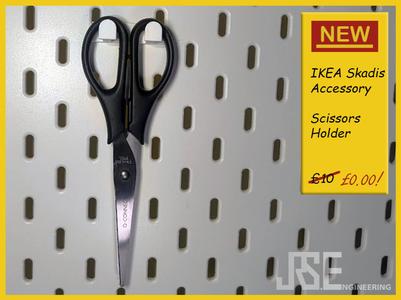 Ikea Skadis Scissors Holder