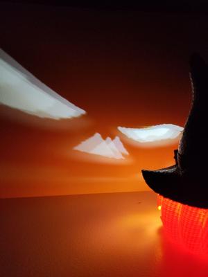Pumpkin with a hat