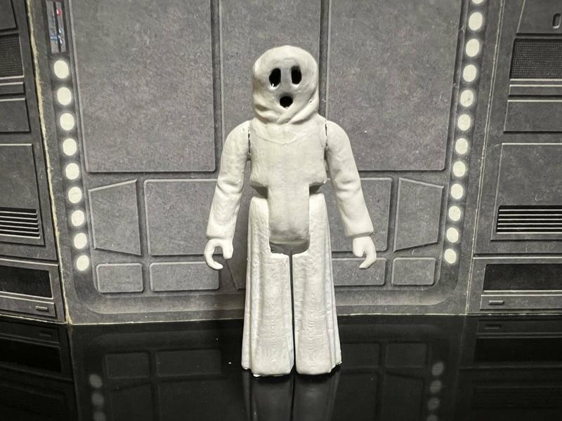 STAR WARS JAWA GHOST HALLOWEEN SPECIAL 2023, CUSTOM UNPRODUCED KENNER, HASBRO ACTION FIGURE, 3.75", 1/18, 5POA
