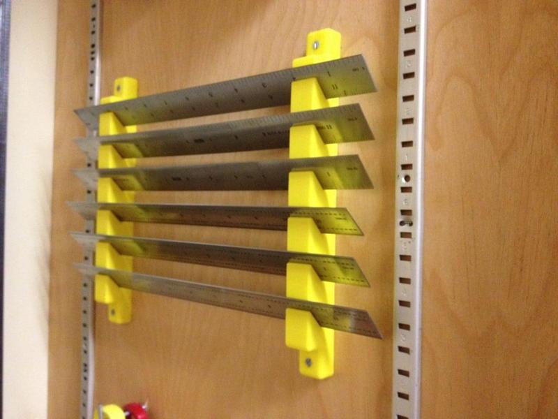 Shop Tool Cabinet Ruler Rack