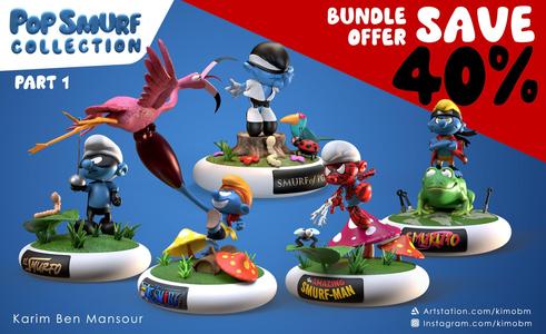 Pop Smurf Collection - Pack 1