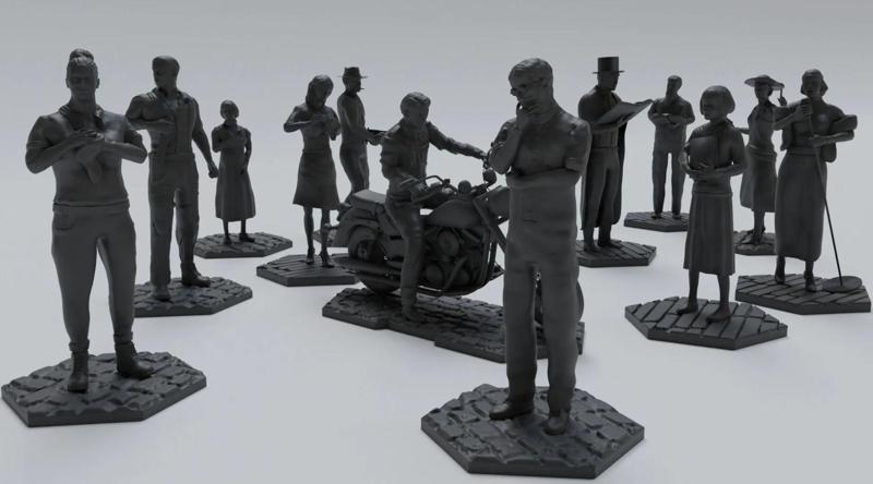 ARKHAM HORROR 3RD EDITION AND DEAD OF NIGHT FIGURINES