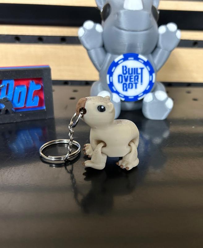 Capybara Keychain