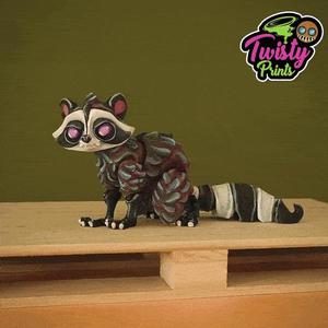 🦝Articulated Raccoon - Colored file Included 🦝