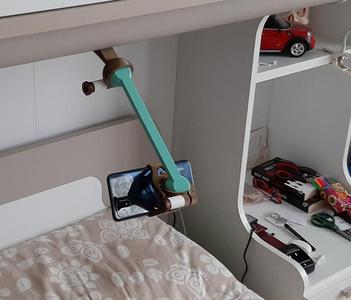 Upper hanged phone support - Supporto telefonico sospeso dall'alto