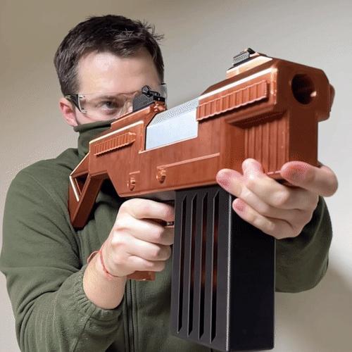 Scully V2 - Shell Ejecting Toy Foam Dart Blaster - Fully Mechanical