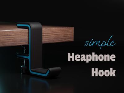Simple Headphone Hook dual color