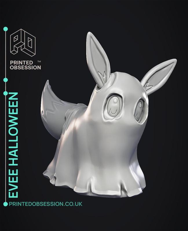 Evee Halloween - Pokemon - Fan Art