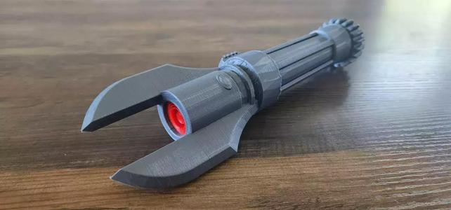 Darth Malgus's Collapsible Lightsaber (Removable Blade)