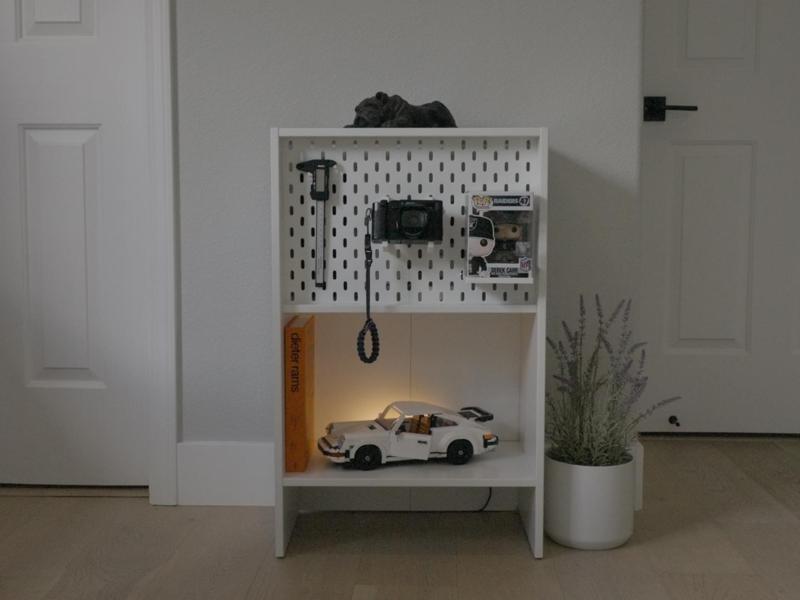 IKEA Bookcase Pegboard