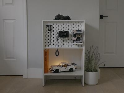 IKEA Bookcase Pegboard