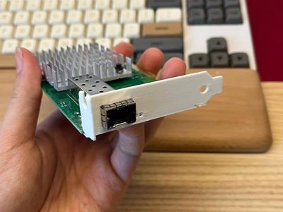 Low profile PCIE bracket for X520-DA1 network card