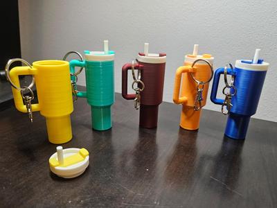 Stanley Cup Keychain Chapstick Holder