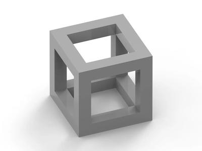 Hollow Calibration Cube   