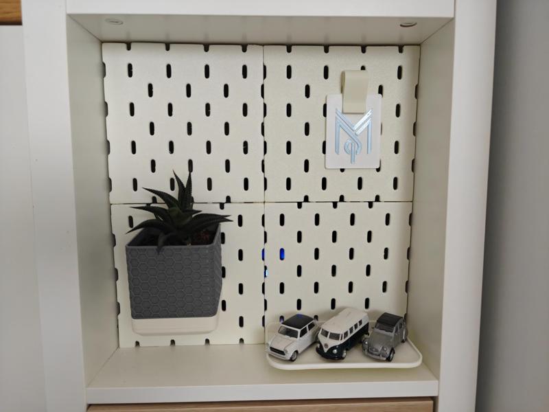 IKEA Kallax Pegboard cover (Skadis)