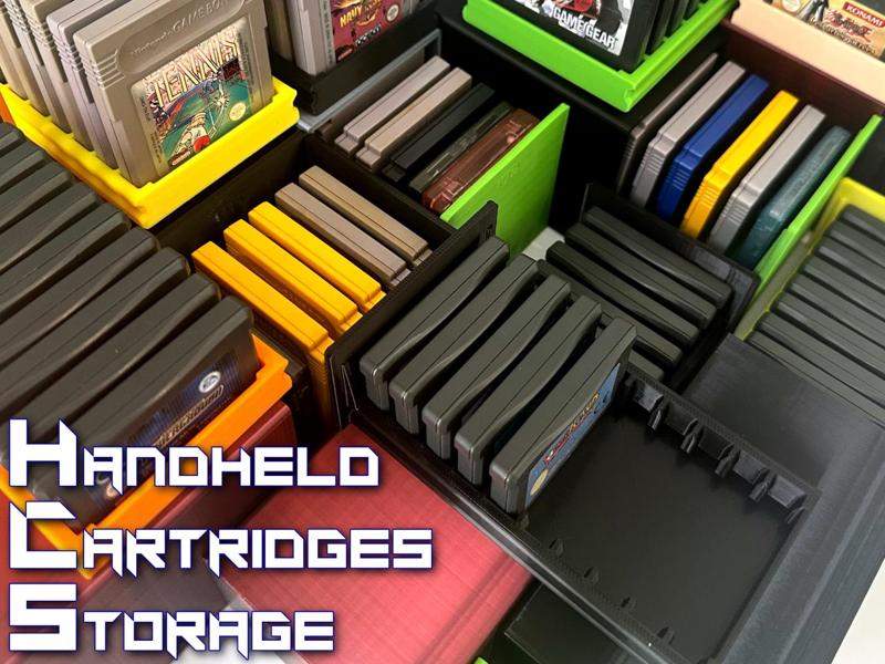 Handheld Cartridges Storage (GameBoy and more...)