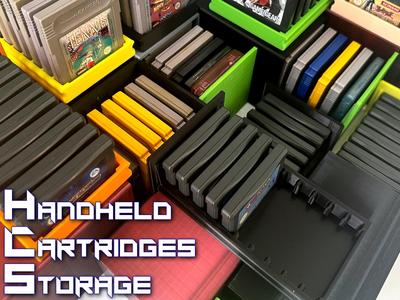Handheld Cartridges Storage (GameBoy and more...)