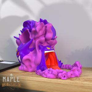 Gastly Evolution Dice Tower - Print in Place - Pokemon