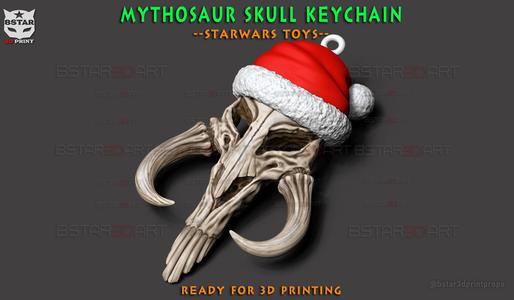 Mythosaur Skull keychain - Starwars Christmas Decoration