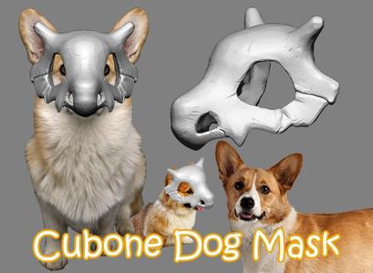 Cubone Dog Mask