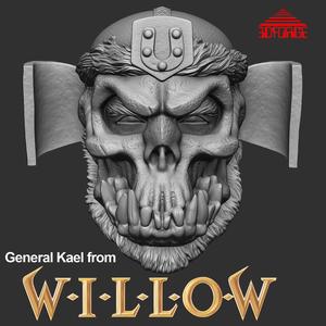 GENERAL KAEL -WILLOW- HEAD FOR 6 INCH ACTION FIGURES