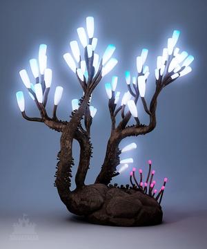 Glowing plant