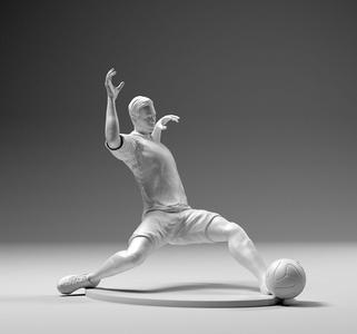 Footballer 02 Sledge Strike 02 Stl