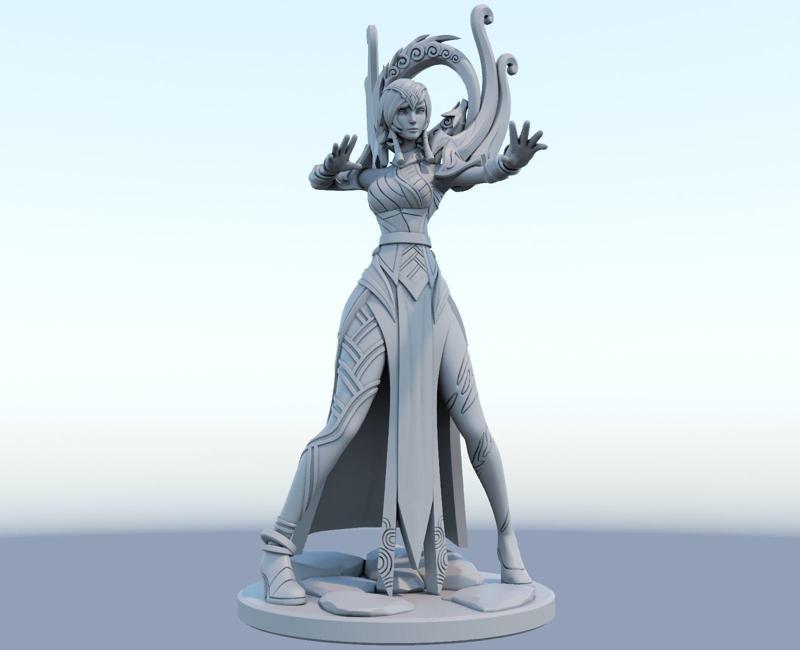 karma 3D Print Model from League of Legends