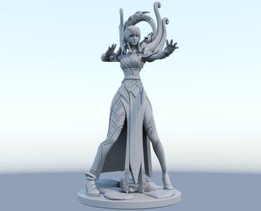 karma 3D Print Model from League of Legends