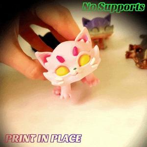 🐱Articulated Cute Chibi Cat - Kawai Animal🐱