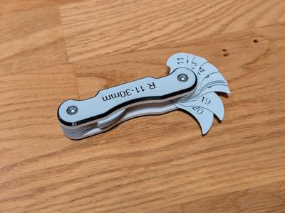 Fixed Blades for 11-30mm Radius Gauges   