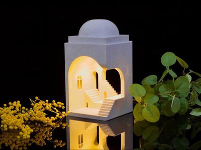 "Stairs to Nowhere: an unique lamp"