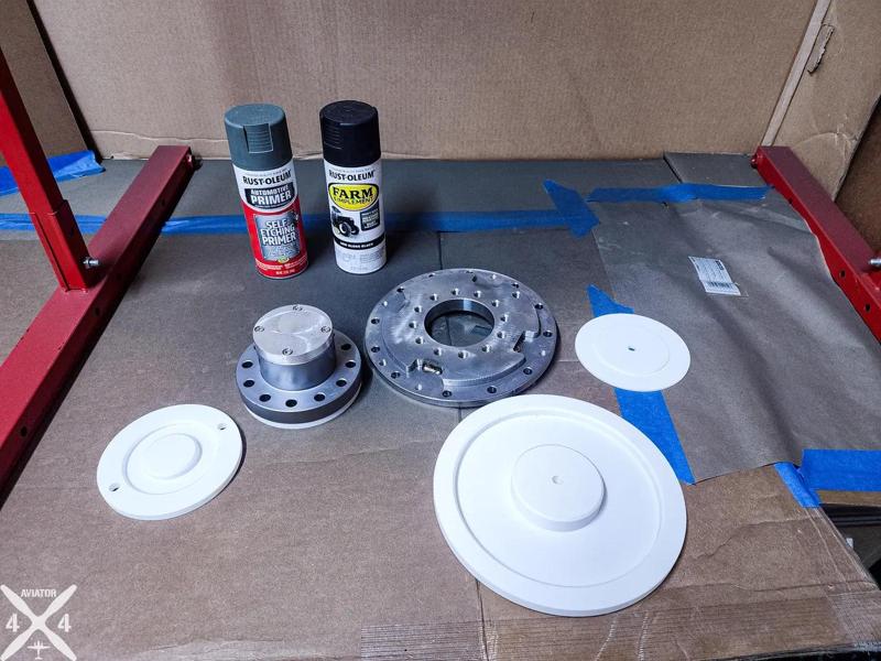 FMTV EcoHub paint blockoff plates   