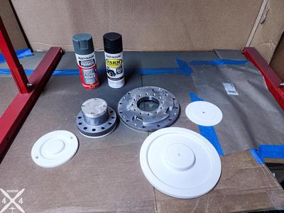 FMTV EcoHub paint blockoff plates   
