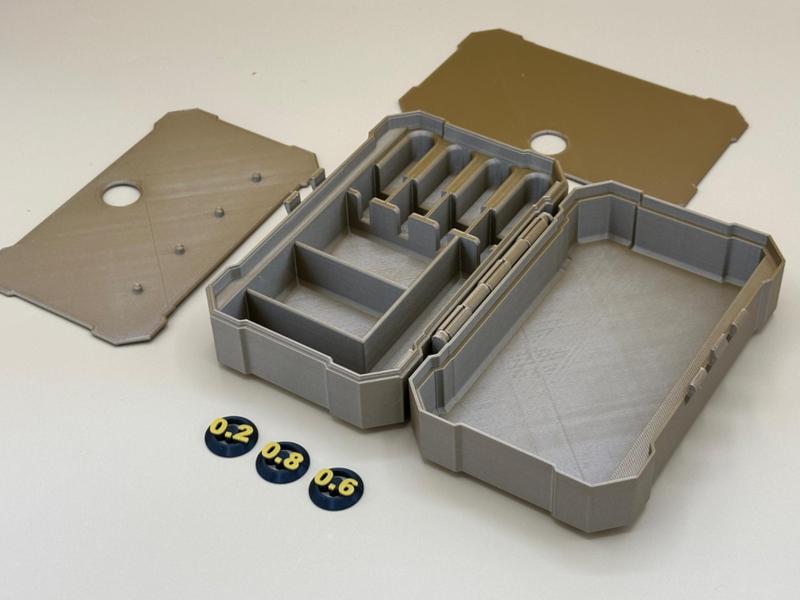 "Print-in-Place" Toolbox Accessory Box for Bambu Lab A1 Series: Convenient and Versatile