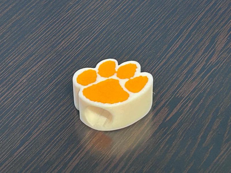 Clemson University Stanley Straw Charm