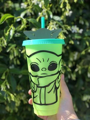Baby Yoda (The Child) Straw Topper