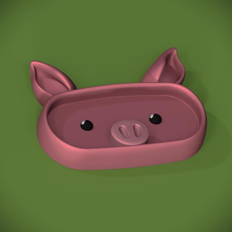 Piggy --EyeGlass/Trinket Holder