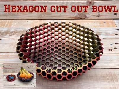 Hexagon Cut Out Bowls (2 sizes)