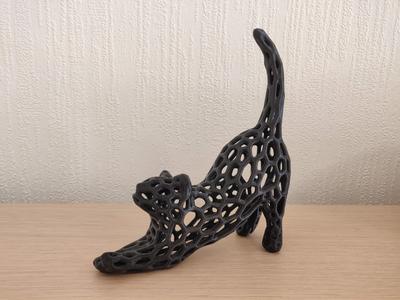 Cat Stretch Voronoi Remix