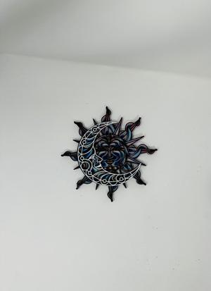 Moon & Sun Mandala 3D Wall Art Layer Art