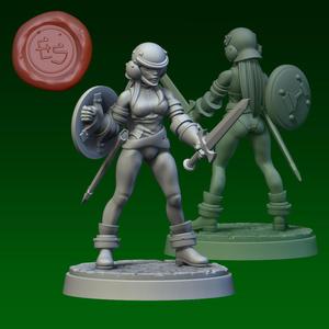 Alexandrian Soldier - FFIX - 32mm Miniature