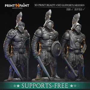 3 Human Gladiators - Support Free