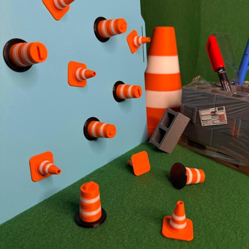MAGNETIC TRAFFIC CONES - ORIGINAL MAGNETS - PART 3/4