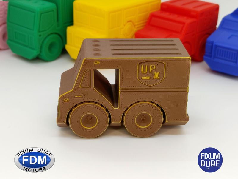 Fixum Dude Motors PIP Package Delivery Truck 
